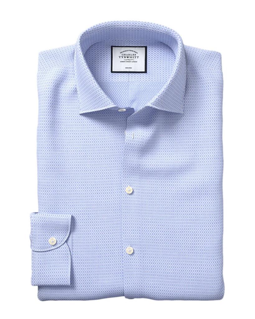 Charles Tyrwhitt Charles Tyrwhitt Non-Iron Natural Stretch Texture Extra Slim Fit Shirt