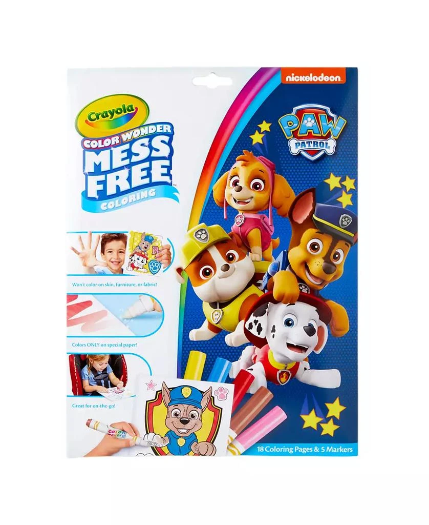 Crayola Color Wonder Mess Free Coloring Pad Markers and Paw Patrol, Pack of 2 2