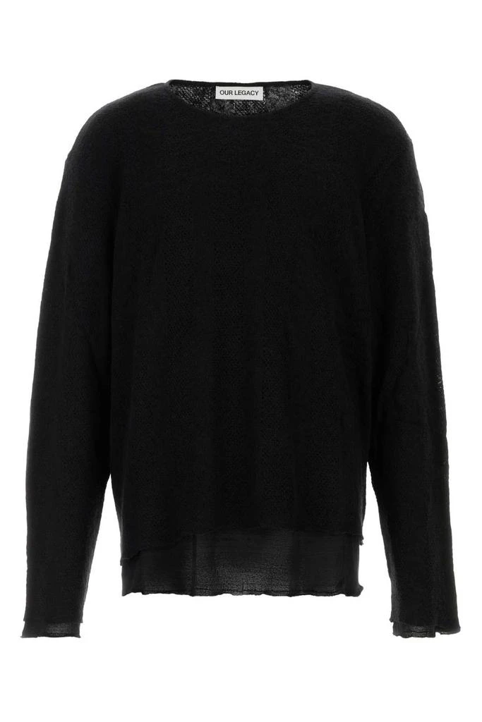 Our Legacy Our Legacy Double Lock Chunky Knit Distressed Jumper 1