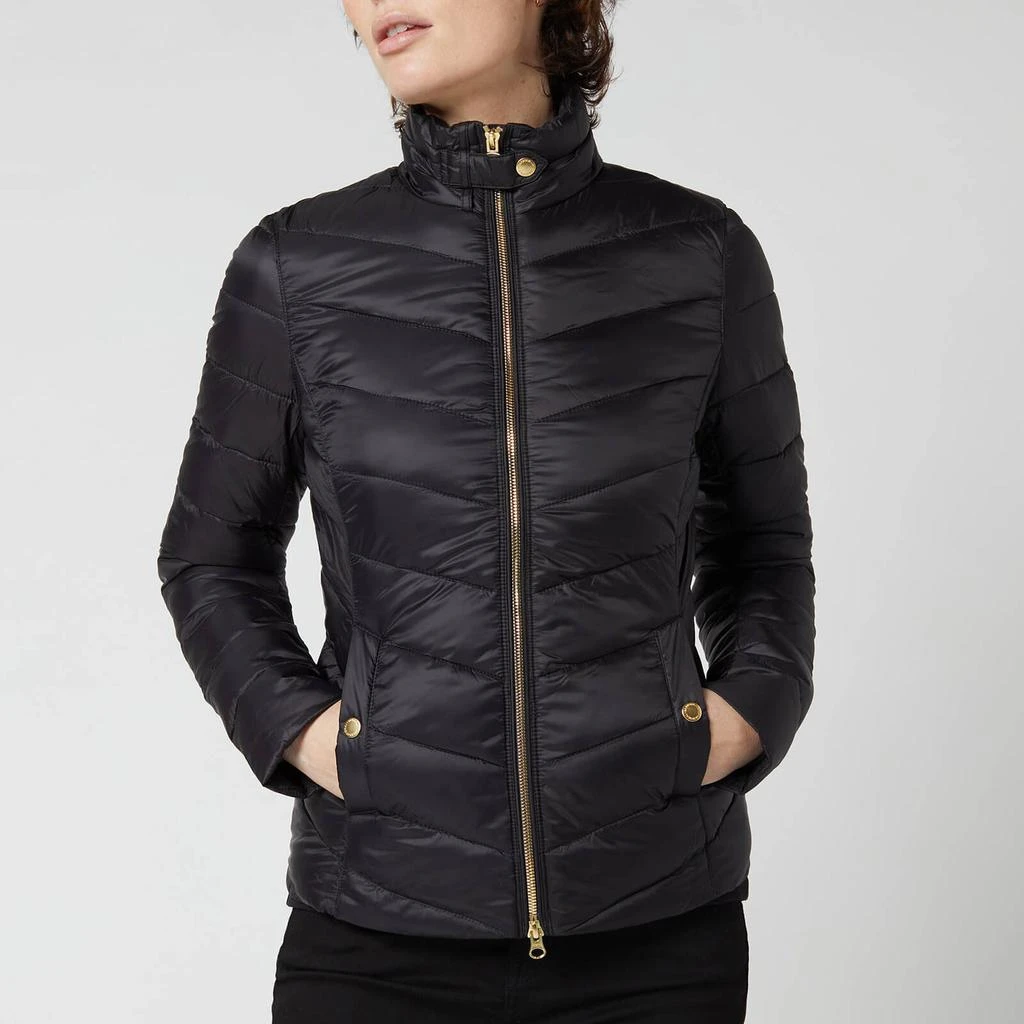 Barbour Barbour International Women's Aubern Quilted Jacket - Black 1