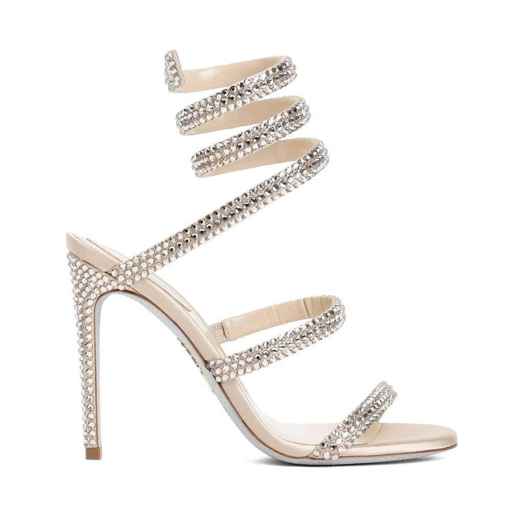 Rene Caovilla RENÉ CAOVILLA GOLD SANDALS 1