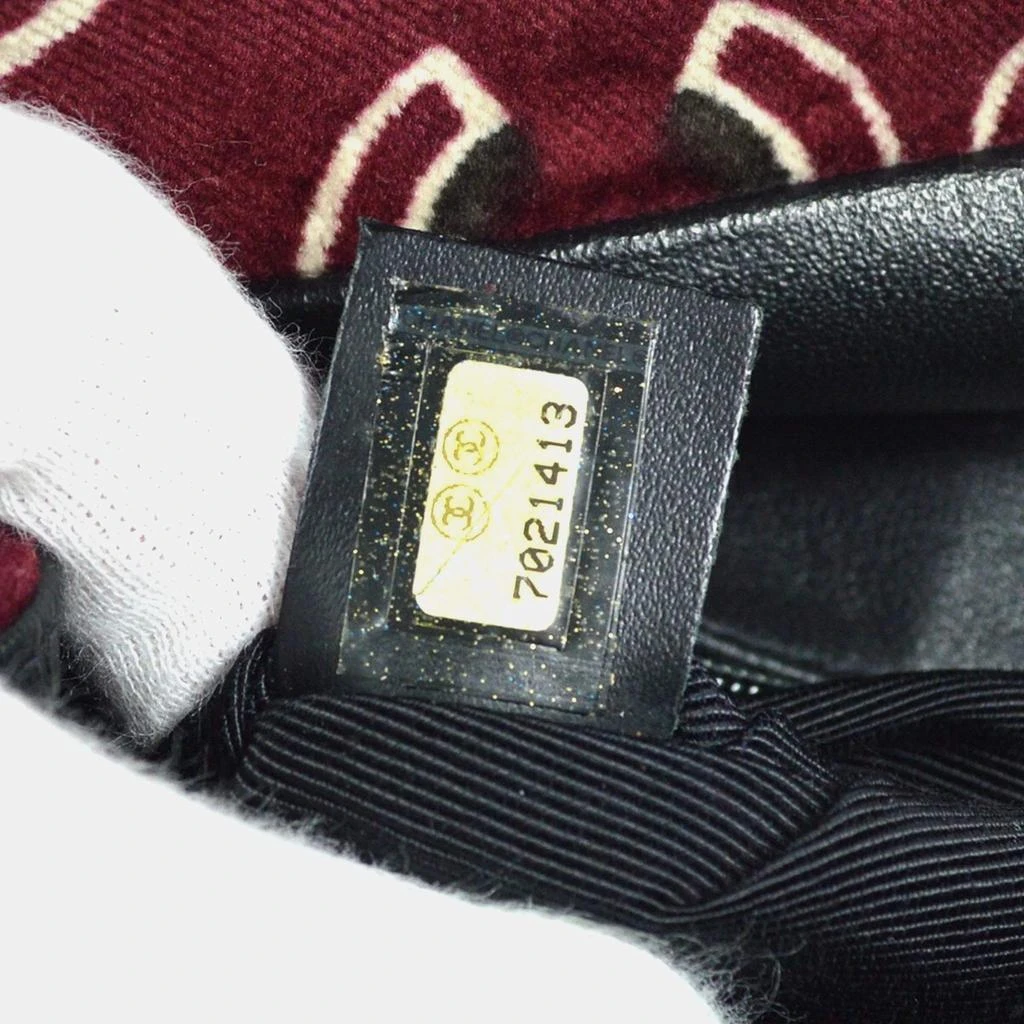 Chanel Chanel Bordeaux Velvet Coco Top Handle Bag 10