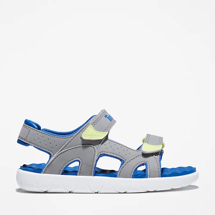 Timberland Perkins Row Double-strap Sandal for Youth in Grey