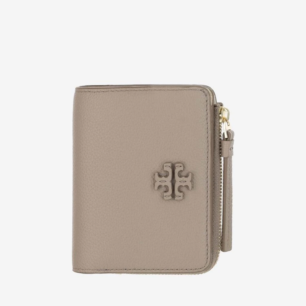 Tory Burch Leather Wallet With Logo 1