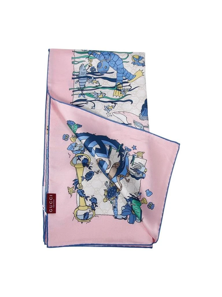 Gucci Gucci Graphic Print Scarf 2
