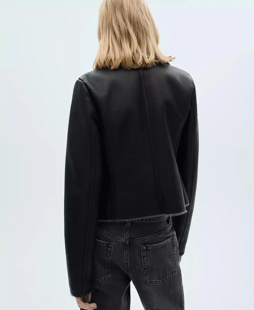 Mango Women's Shearling-Effect Lining Jacket 5