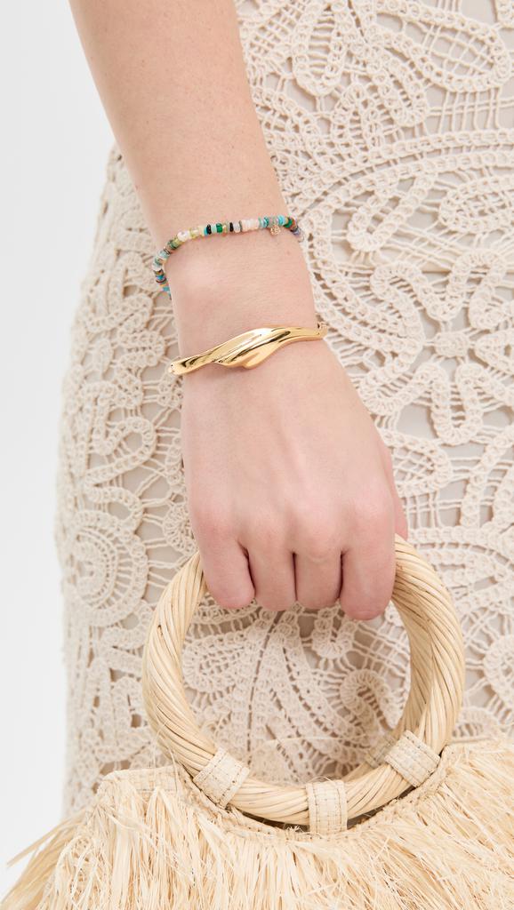 Sydney Evan Pure Heart Charm On Rainbow Bracelet
