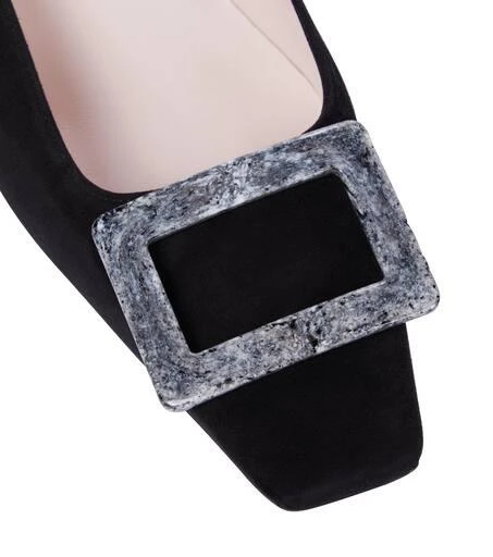 Roger Vivier Belle Vivier 45 suede pumps 6