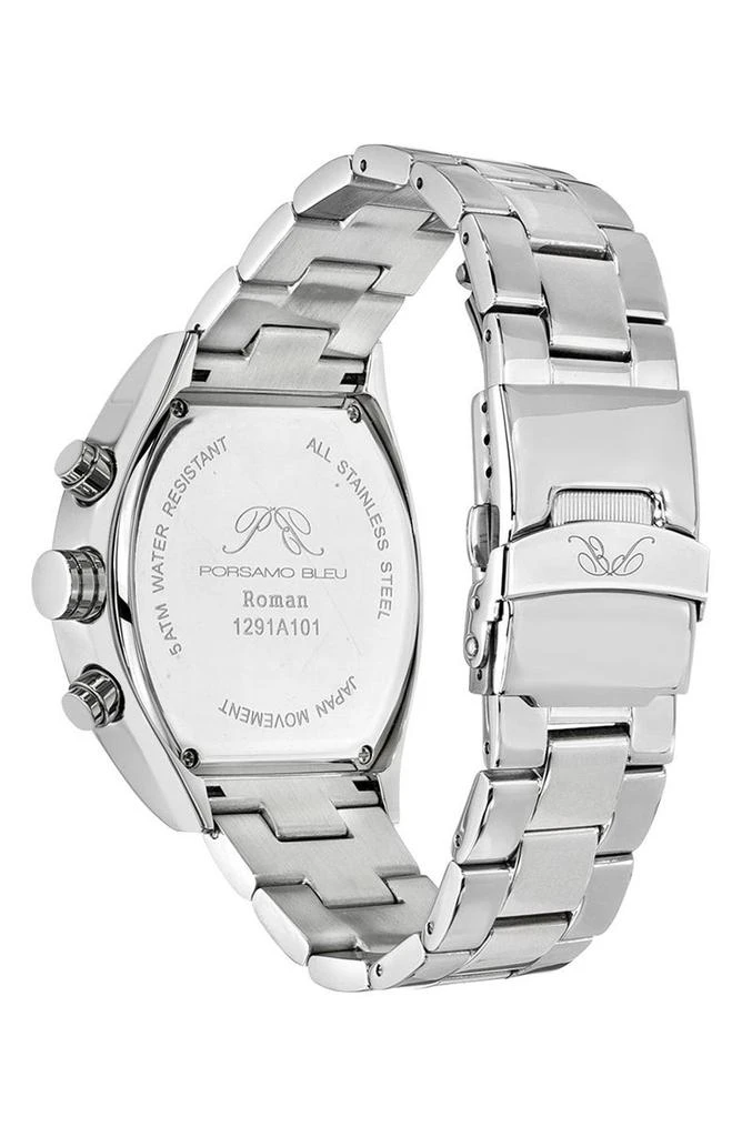 Porsamo Bleu Roman Chronograph Bracelet Watch, 42mm 3