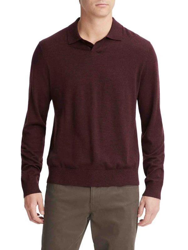 Vince Merino Wool Polo Sweater 1