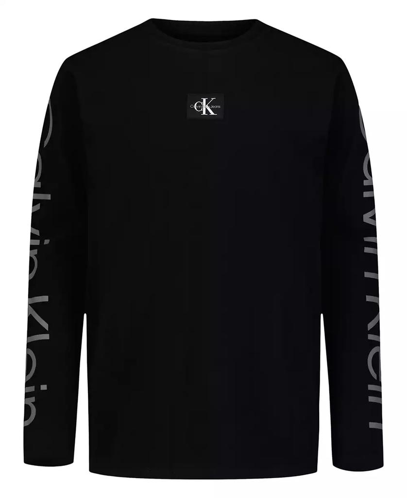 Calvin Klein Boys 8-20 Long Sleeve Print T-Shirt
