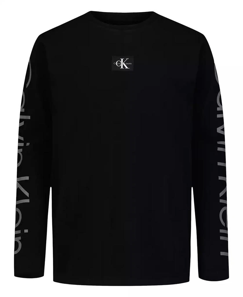Calvin Klein Boys 8-20 Long Sleeve Print T-Shirt 1