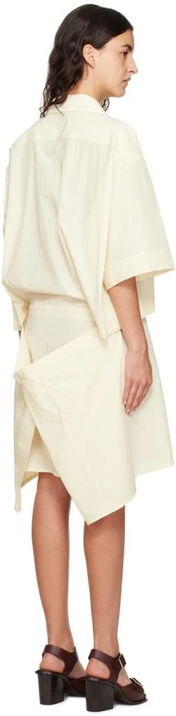 Lemaire Off-White Amovible Midi Dress 3