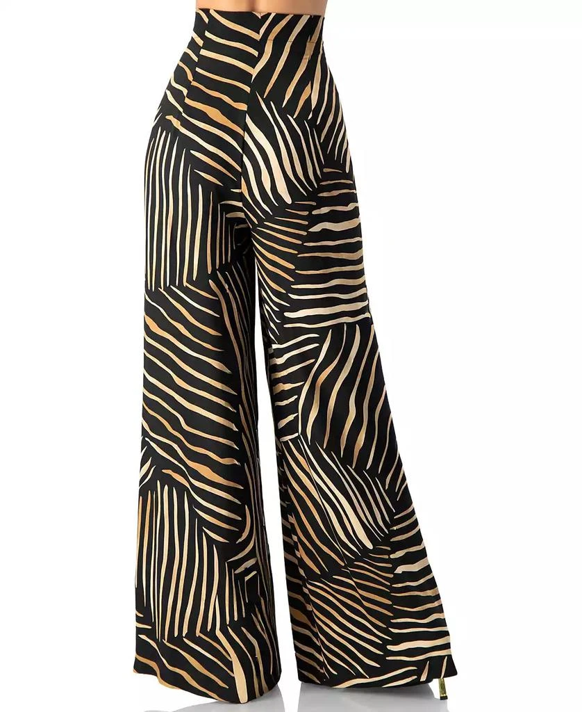 Ivonne Women
s Wide-Leg Patterned Trousers 2