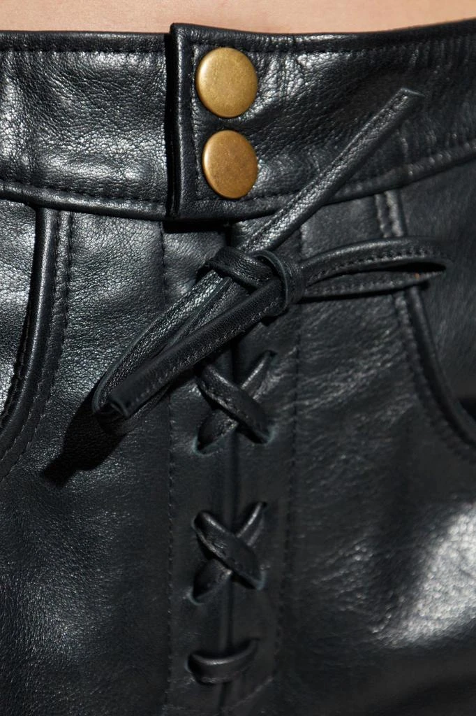 Isabel Marant Isabel Marant Cyerra Skinny Leather Trousers 4