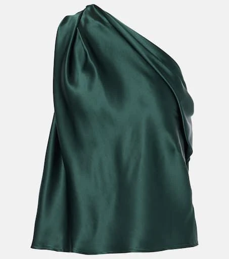 The Sei Silk one-shoulder top 1