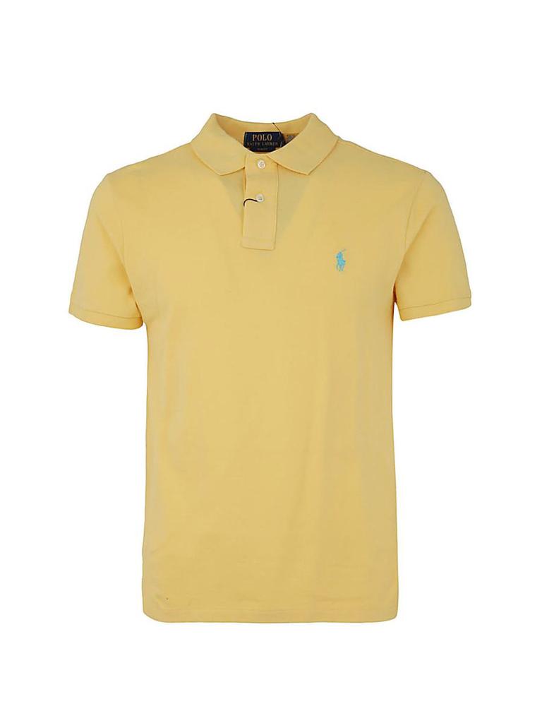 Tシャツ・カットソー POLO RALPH LAUREN SSKCSLIM1 SHORT SLEEVE KNIT Ralph Lauren Sskcslim1 Short Sleeve Knit In Black - 26% Off
