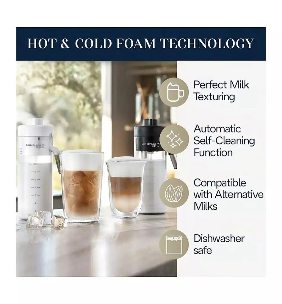 De'Longhi Eletta Explore Automatic Espresso Machine with Cold Brew 4