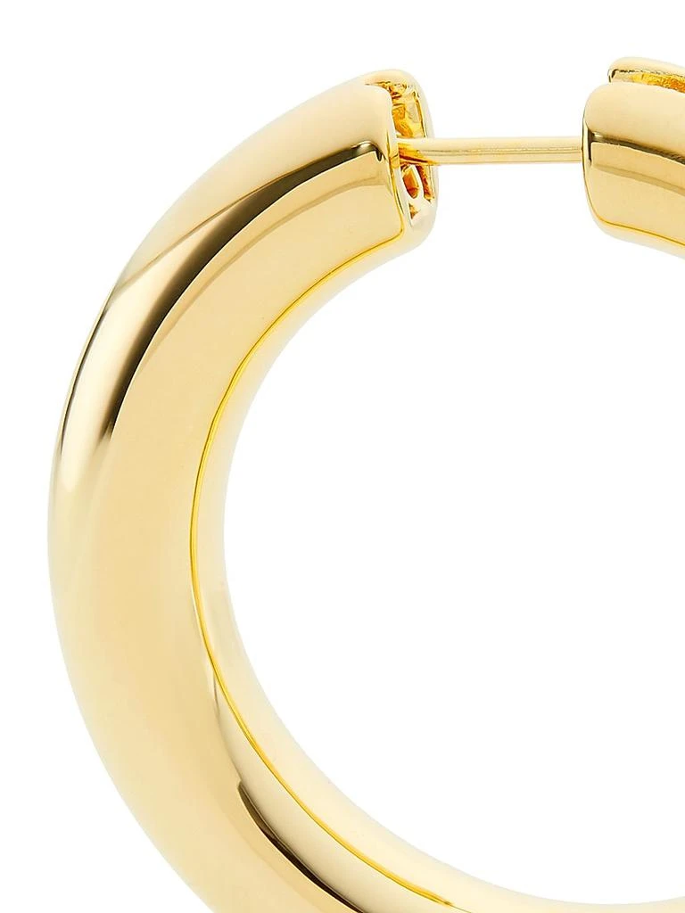 Saks Fifth Avenue 14K Yellow Gold Tubular Hoop Earrings/5MM x 35MM 4