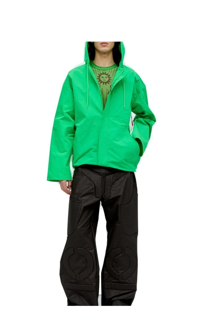 Walter Van Beirendonck Walter Van Beirendonck Stop Drawstring Hooded Jacket 3