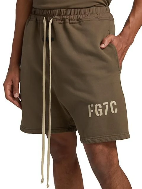 Fear of god Logo Sweat Shorts 6