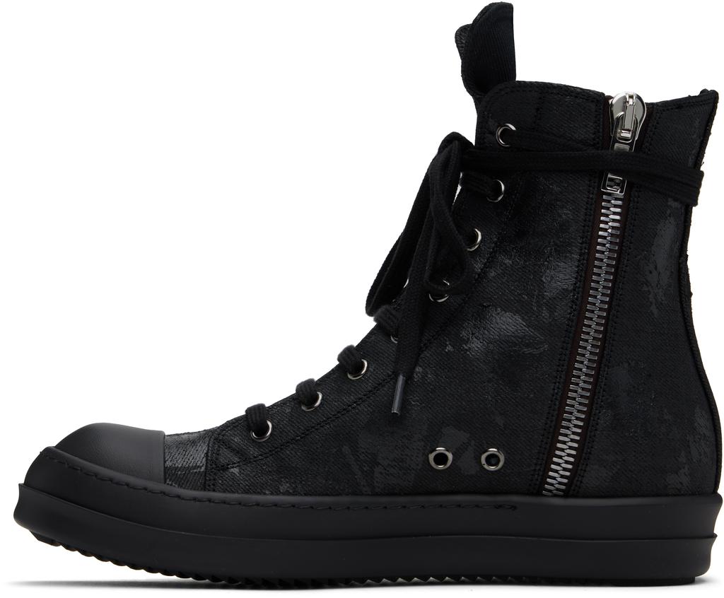 【ハイセンス】RICKOWENS Hollywood Hexa Sneaks ブラック Rick Owens Drkshdw Black Hollywood Hexa Sneaks Sneakers In