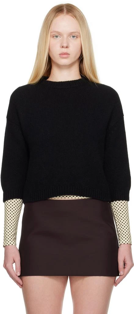 Khaite Black Sabina Sweater 1