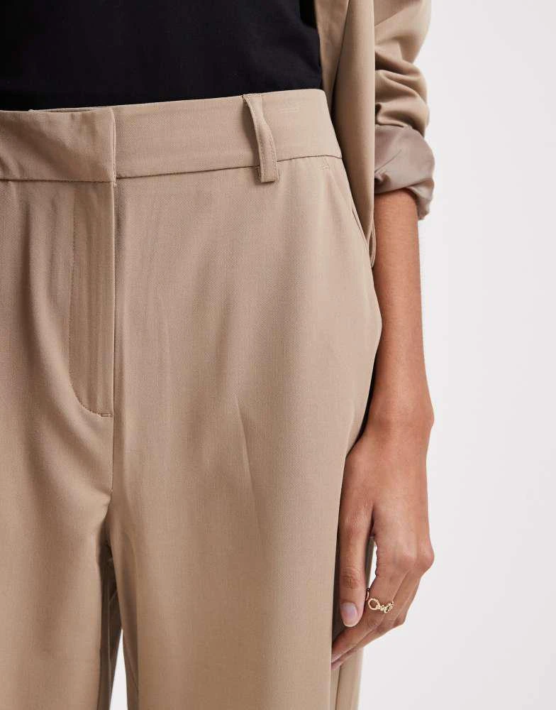 Vero Moda Tall Vero Moda Tall straight leg tailored trouser co-ord in beige 3