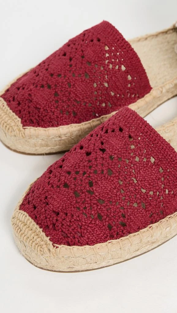 Soludos The Lauren Lace Up Crochet Espadrilles 5