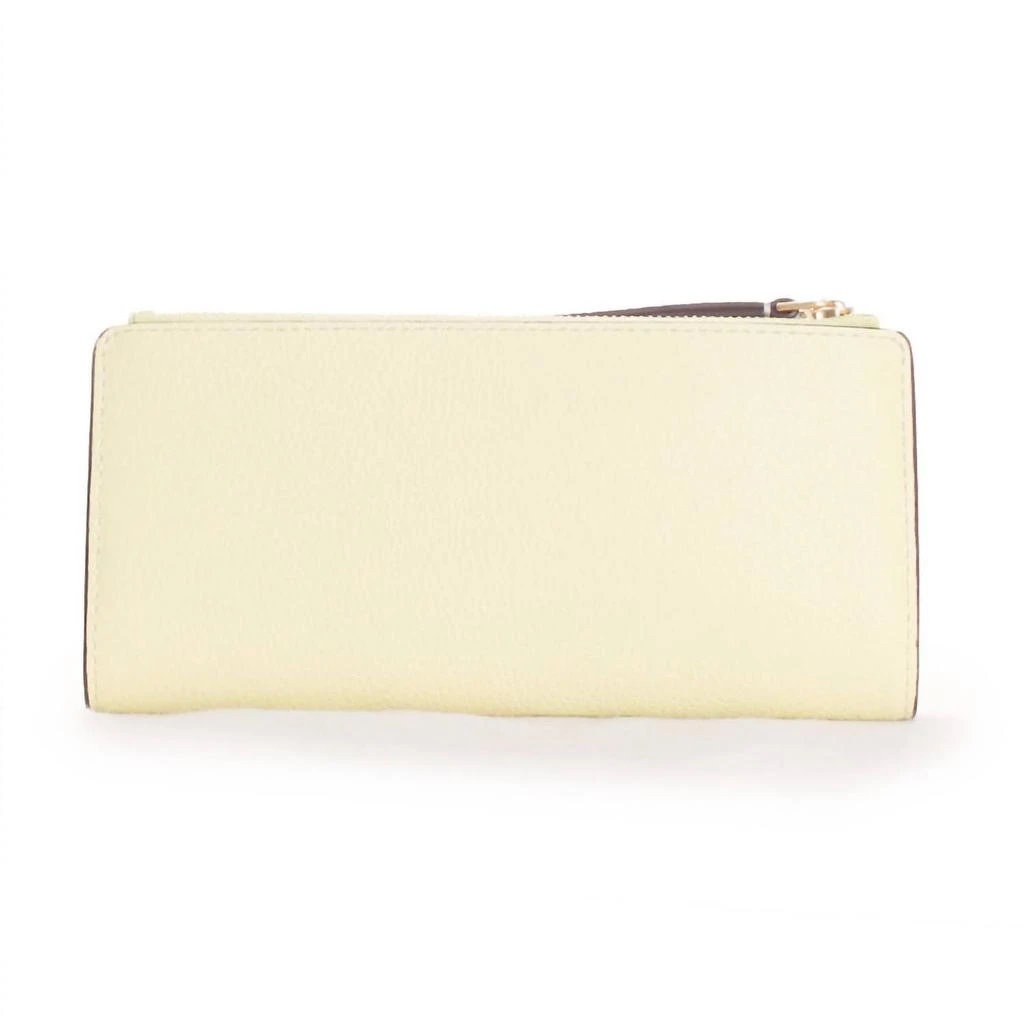 Tory Burch Tory Burch - Women
s Robinson Colorblock Zip Slim Wallet 3