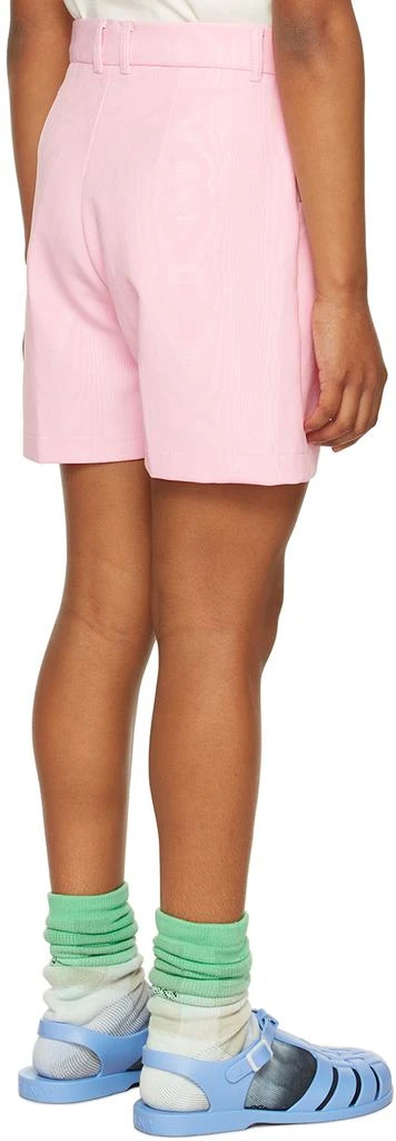 The Animals Observatory Kids Pink Logo Moare Pig Trousers 4
