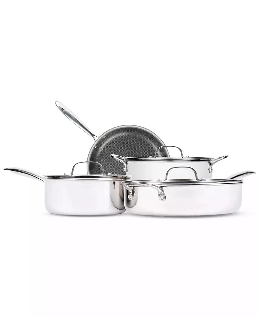 Lexi Home Diamond Tri-Ply Stainless Steel 7-Pc. Cookware Set 1