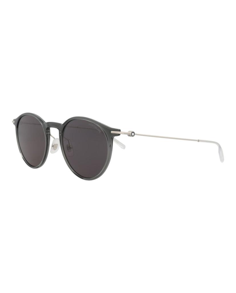 MontBlanc Round-Frame Injection Sunglasses