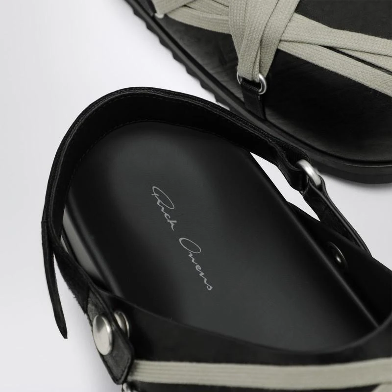 Rick Owens Megalaced Mule nere 5