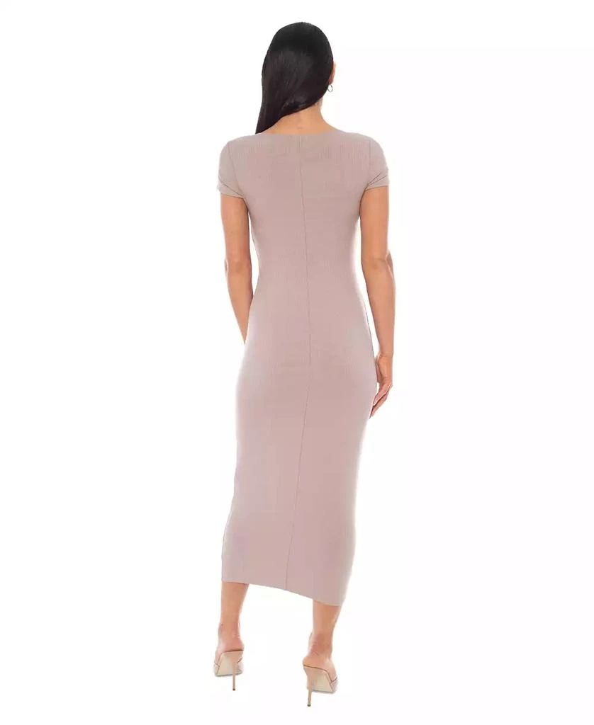 Bebe Women
s Rib Maxi T-Shirt Dress 3