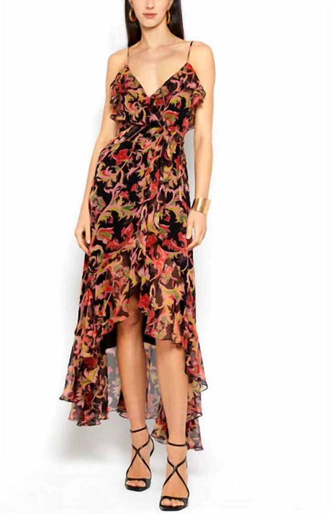 PRABAL GURUNG Prabal Gurung - Printed Ruffle Hem Dress 4