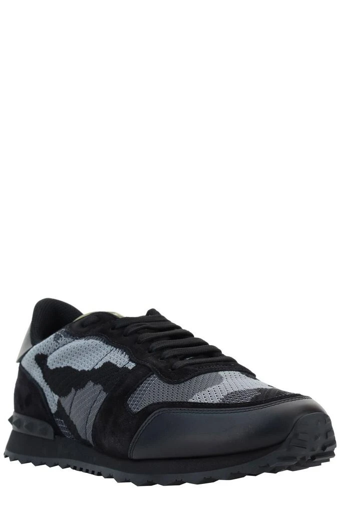 Valentino Valentino Garavani Rockrunner Camouflage-Printed Lace-Up Sneakers 2