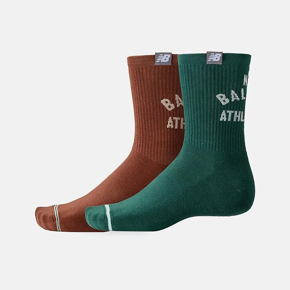 New Balance Lifestyle Midcalf Socks 2 Pack 1