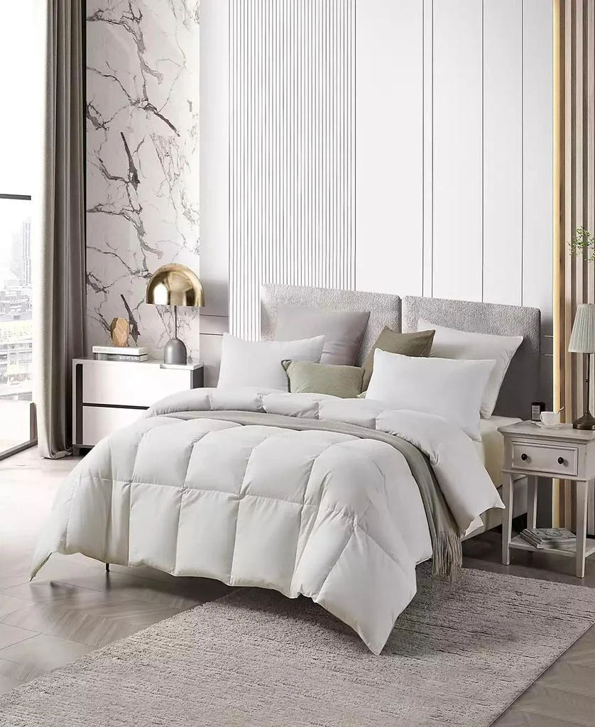 Farm to Home 25% White Down/75% White Feather All Season Comforter 4