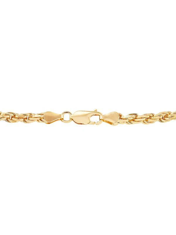 Saks Fifth Avenue Basic 18K Goldplated Sterling Silver Rope Chain Necklace/26" 2