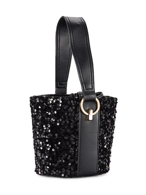 Badgley Mischka Sequin Bucket Bag 2
