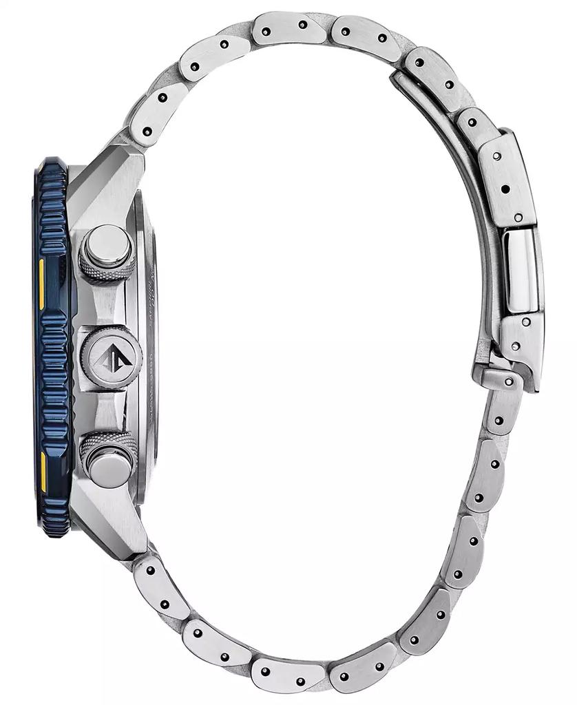 Citizen Eco-Drive Men's Analog-Digital Promaster Blue Angels Skyhawk A-T Stainless Steel Bracelet Watch 46mm