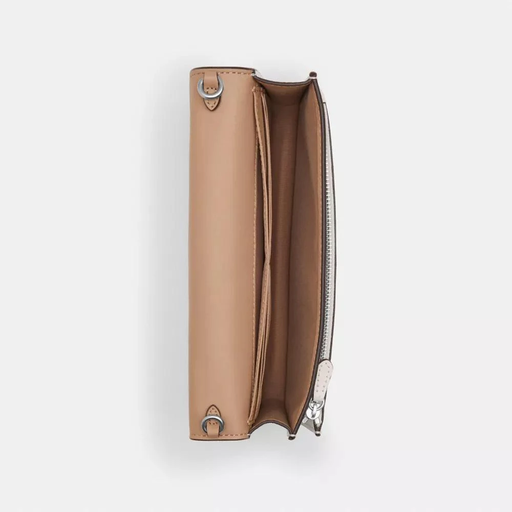Coach Anna Foldover Clutch Crossbody With Snail Print 5