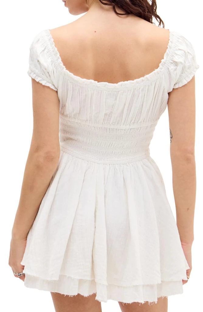 BDG Urban Outfitters Rowan Cap Sleeve Cotton Romper 2