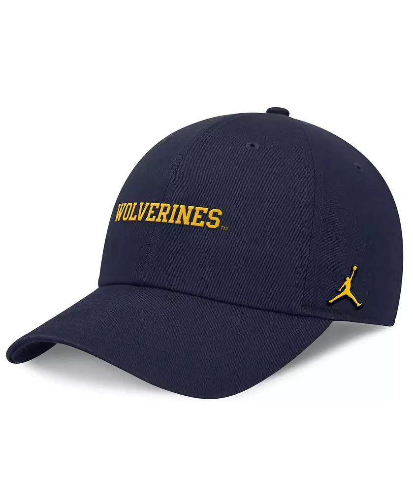 Jordan Men's Navy Michigan Wolverines Club Tri-Glide Adjustable Hat 1