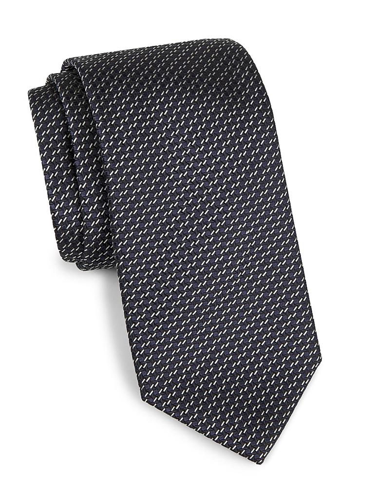 Canali Jacquard Silk Tie