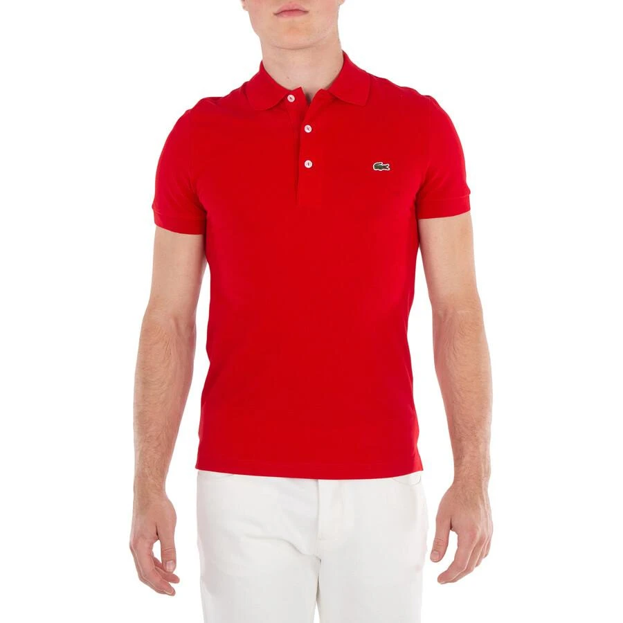 Lacoste Lacoste Stretch Pique Short-Sleeve Slim Fit Polo Shirt, Brand Size 7 (XX-Large) 1