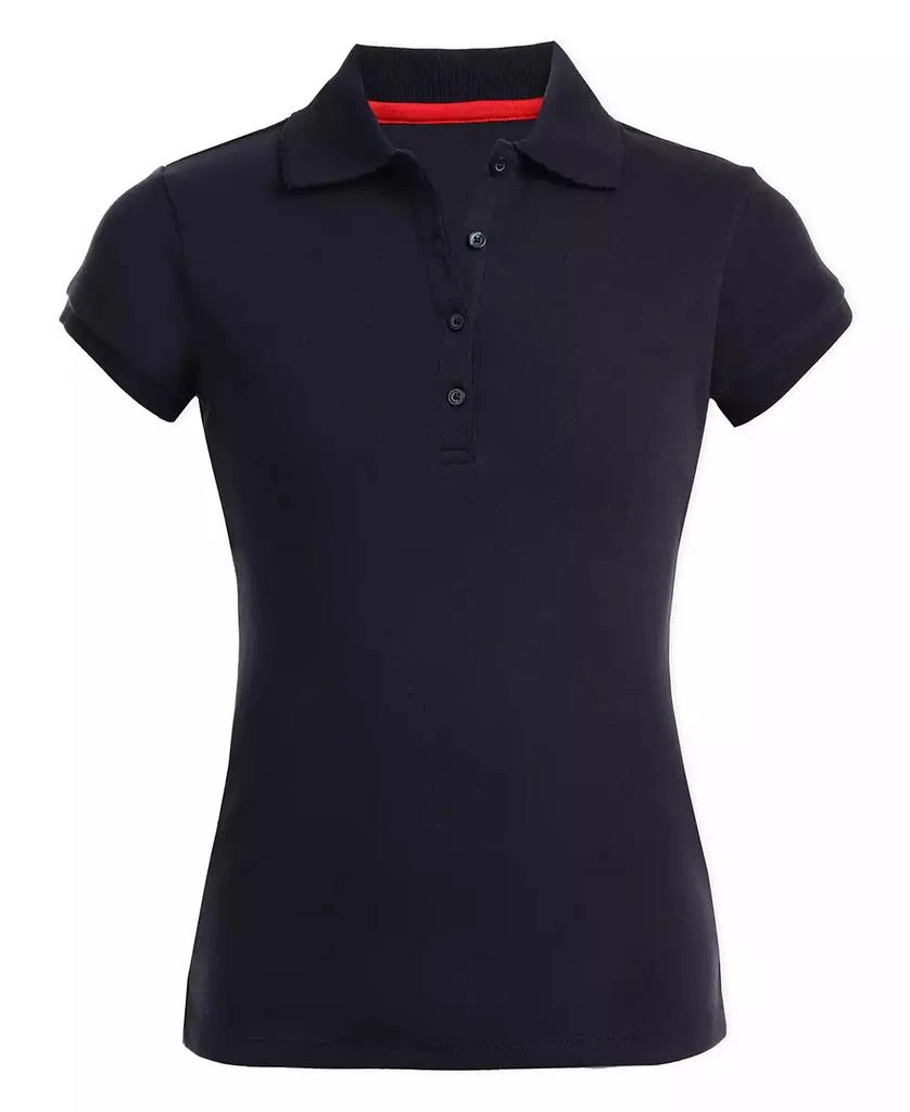 Nautica Big Girls Uniform Short Sleeve Polo Shirt 1