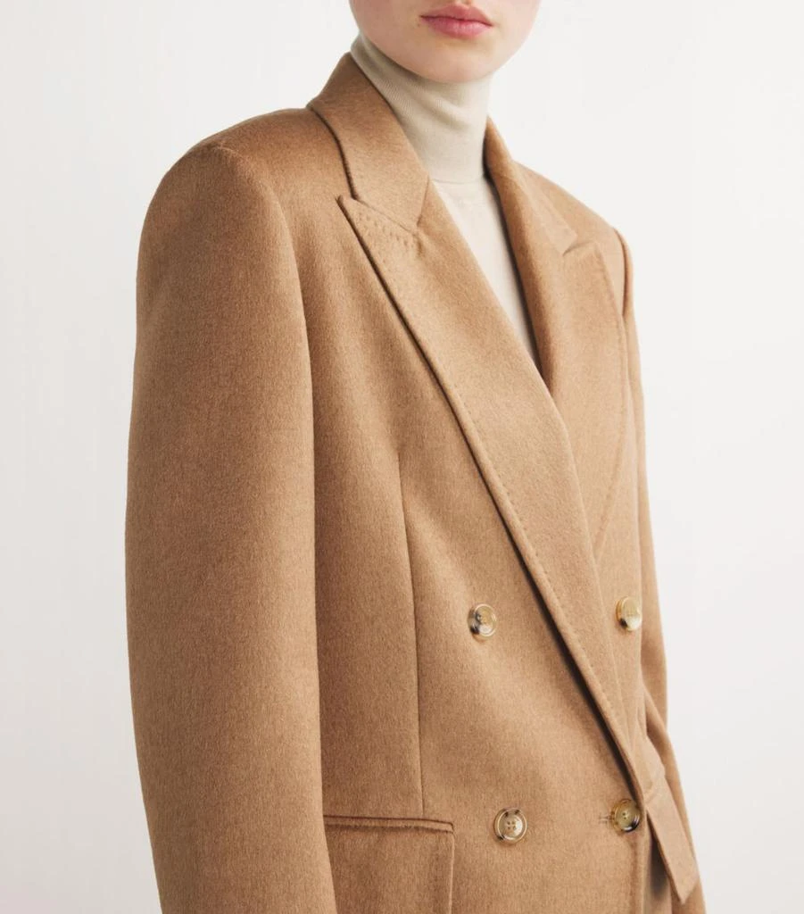 Max Mara Camel Hair Double-Breasted Blazer 6