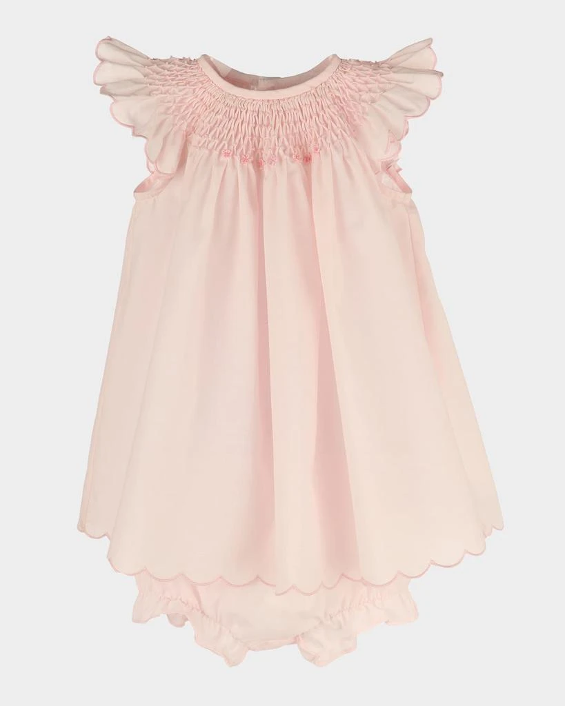 Luli 
Me Girl
s Honeycomb Smock Dress 
Bloomers Set, Size 3M-24M